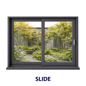 Sliding uPVC Window