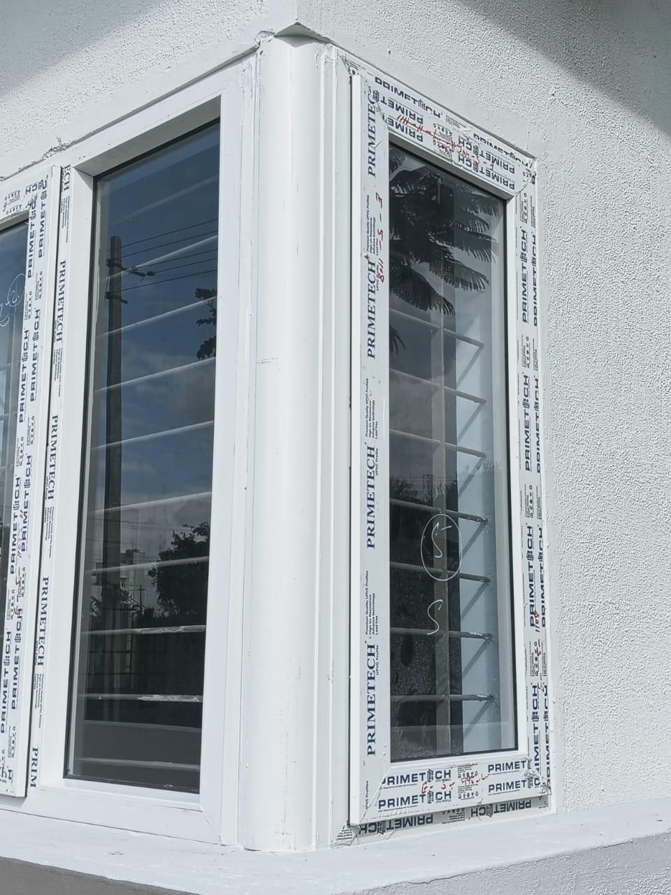 Primetec Architectural Corner Bay Window with Safety Grill
