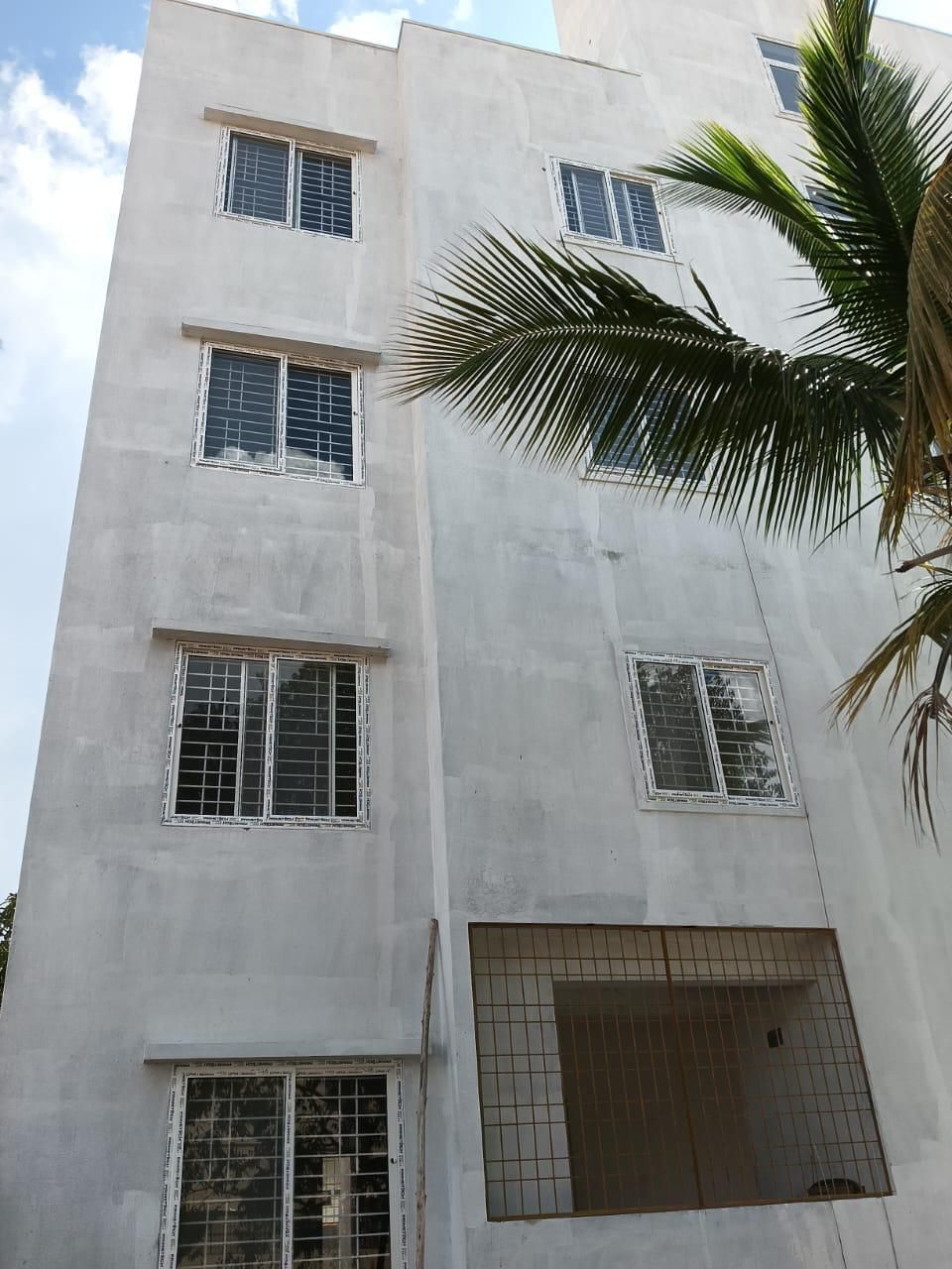 Exterior Facade of Residential Complex with uPVC Sliding Sash Windows