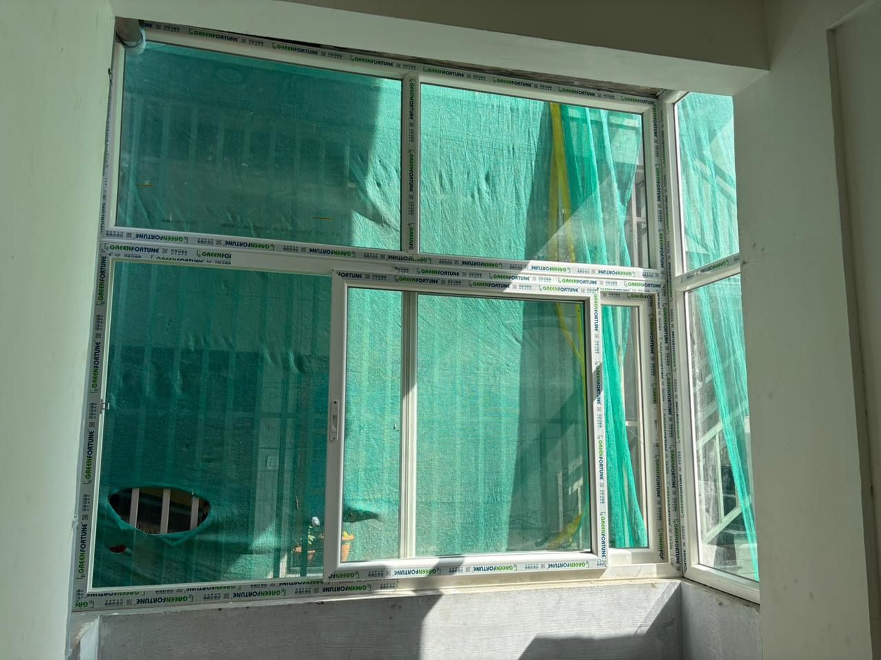 High-Rise Balcony Corner Enclosure with Greenfortune uPVC Profile