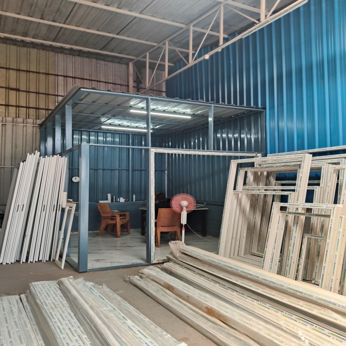 Plant Quality Office and Precision Manufactured uPVC Window Storage